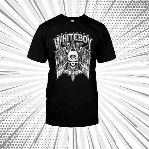 Details about   Certified WhiteBoy Est At Birth Essential premium Gildan T-Shirt Size S-2XL 