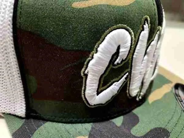 official “cwb” fitted cap (camo/white)