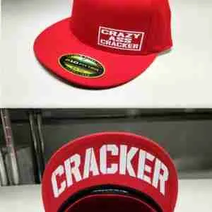 crazy ass cracker "cracker" (red) 210 flexfit