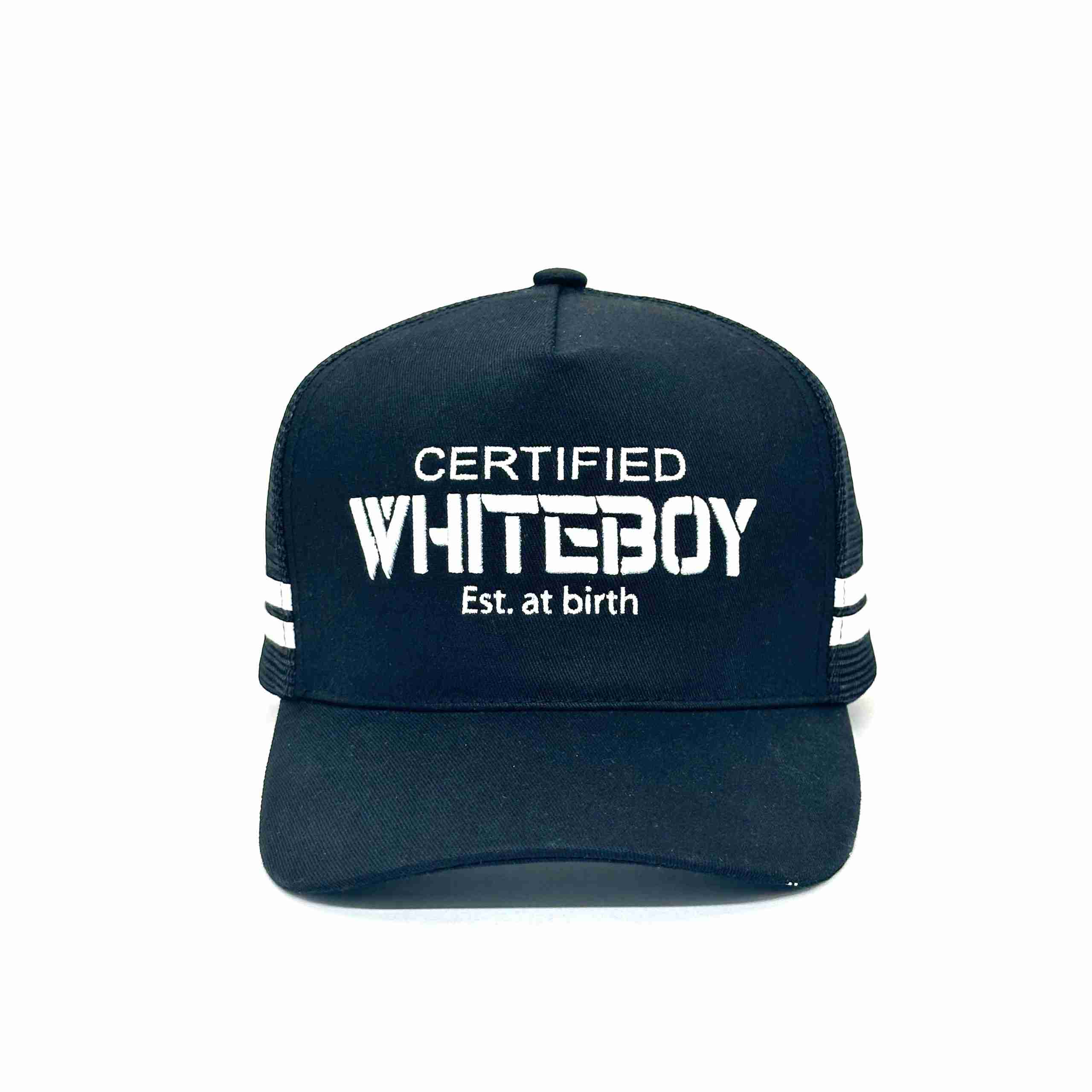 REVAMPED “CERTIFIED WHITEBOY” SNAPBACK (BLACK)